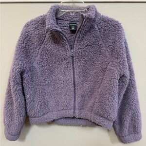 Kids Tek Gear Lavender Zip Up Fleece